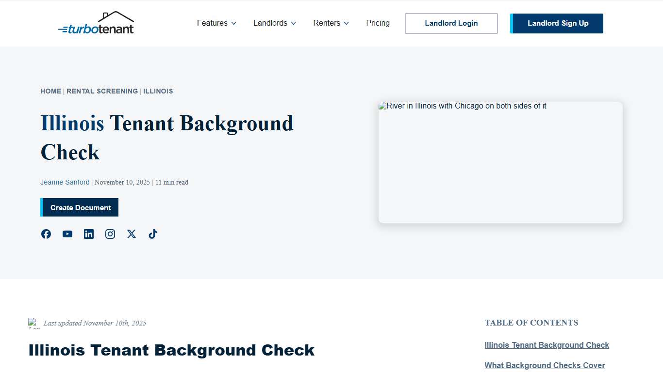 Tenant Background Check Illinois | Laws, Info & How to Run